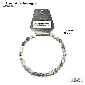 [1039000105] H. Round Tree Agate