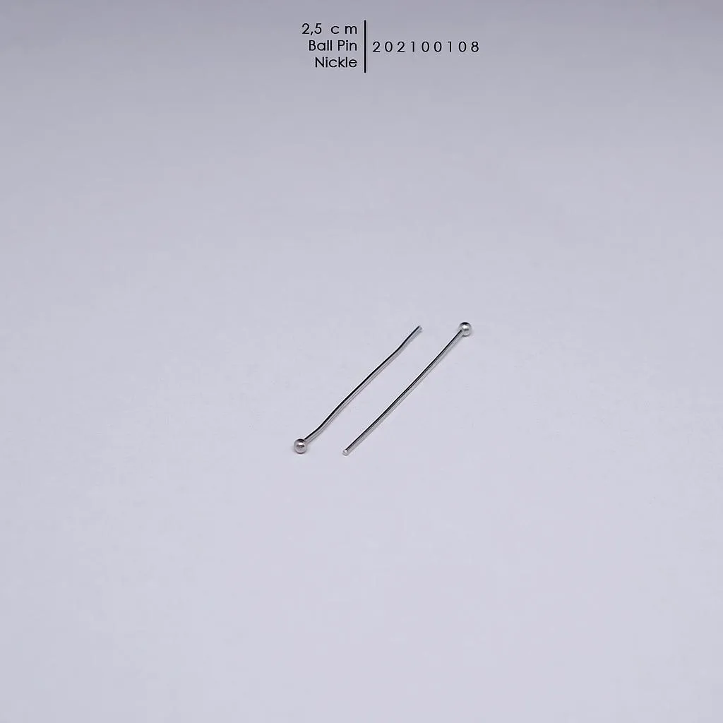 [11005048] 2.5cm Ball Pin/24 (Nickle)