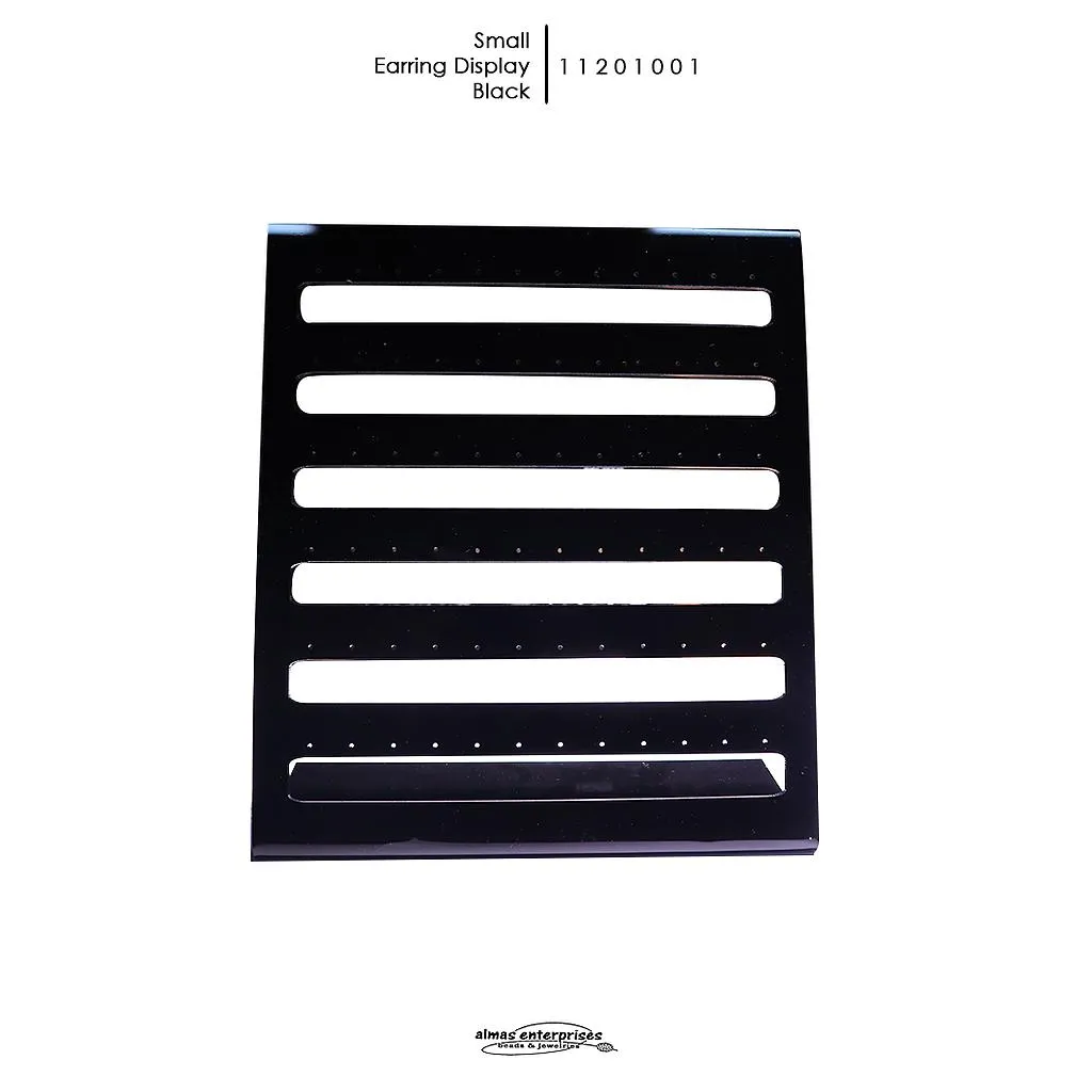 [11201003] Black Earring Display (Big)