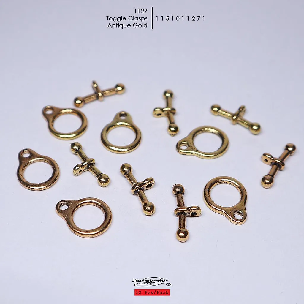 [1151011271] 1127 Toggle Clasps/12pair