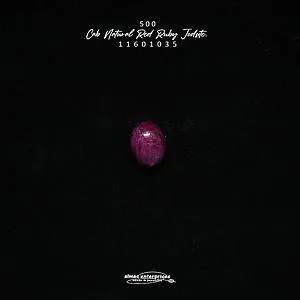 Cabochon Nat.Red Ruby Zoisite