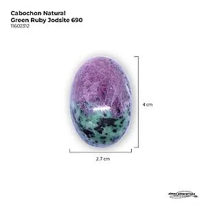 Cab Nat.Green Ruby Zoisite 690