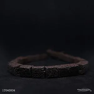 [17040934] 003 10x10 Brown Lava Beads
