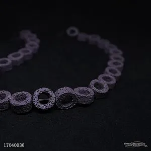 [17040936] 009 15mm Purple Lava Beads
