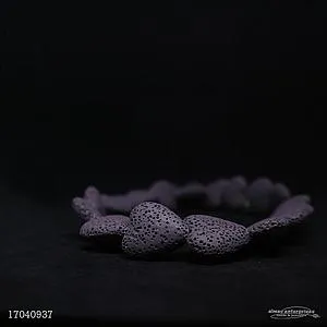 [17040937] S1208A 20mm Purple Lava Beads
