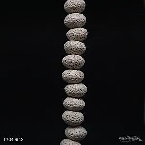 [17040942] 010 10x15 Beige Lava Beads