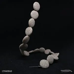[17040943] S1201A 20mm Beige Lava Beads