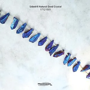 [17121501] Sidedrill Nat.Dyed Crystal