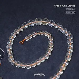 [1808120101] Gradual Round Citrine