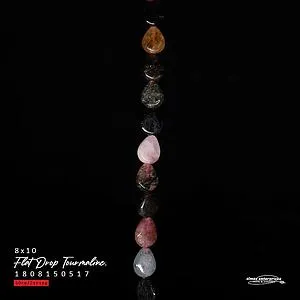 [1808150517] Flat Drop 8x10 Tourmaline