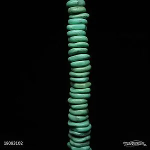 [18083102] Flat Button Stab Turquoise
