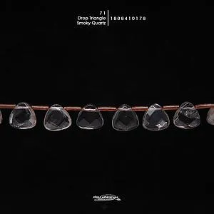 [1808410178] Drop Triangle Smoky Qz 71