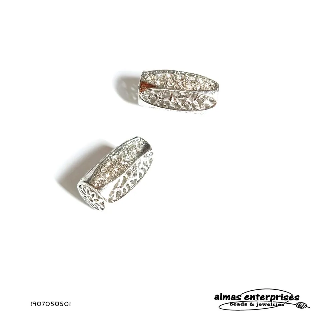[1907050501] No.12 Big Beads With CZ NC