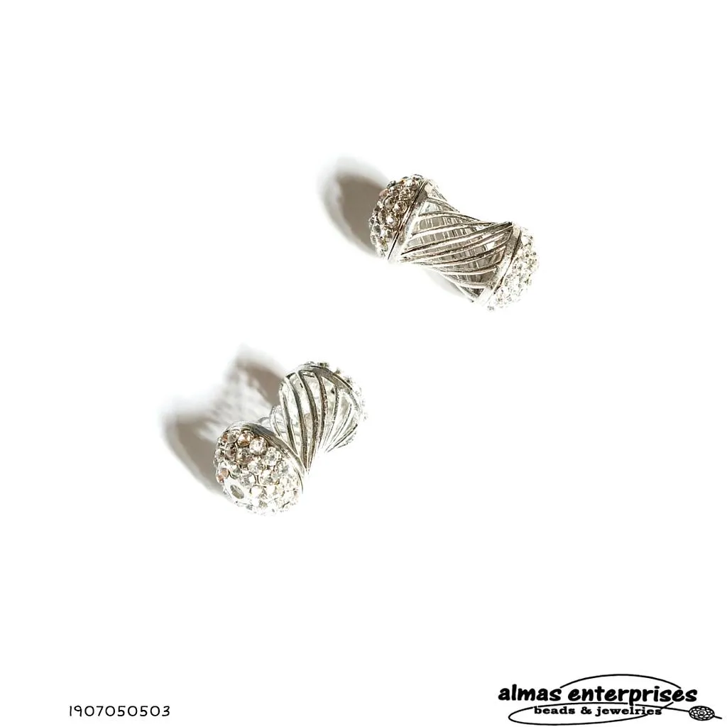 [1907050503] No.14 Big Beads With CZ NC