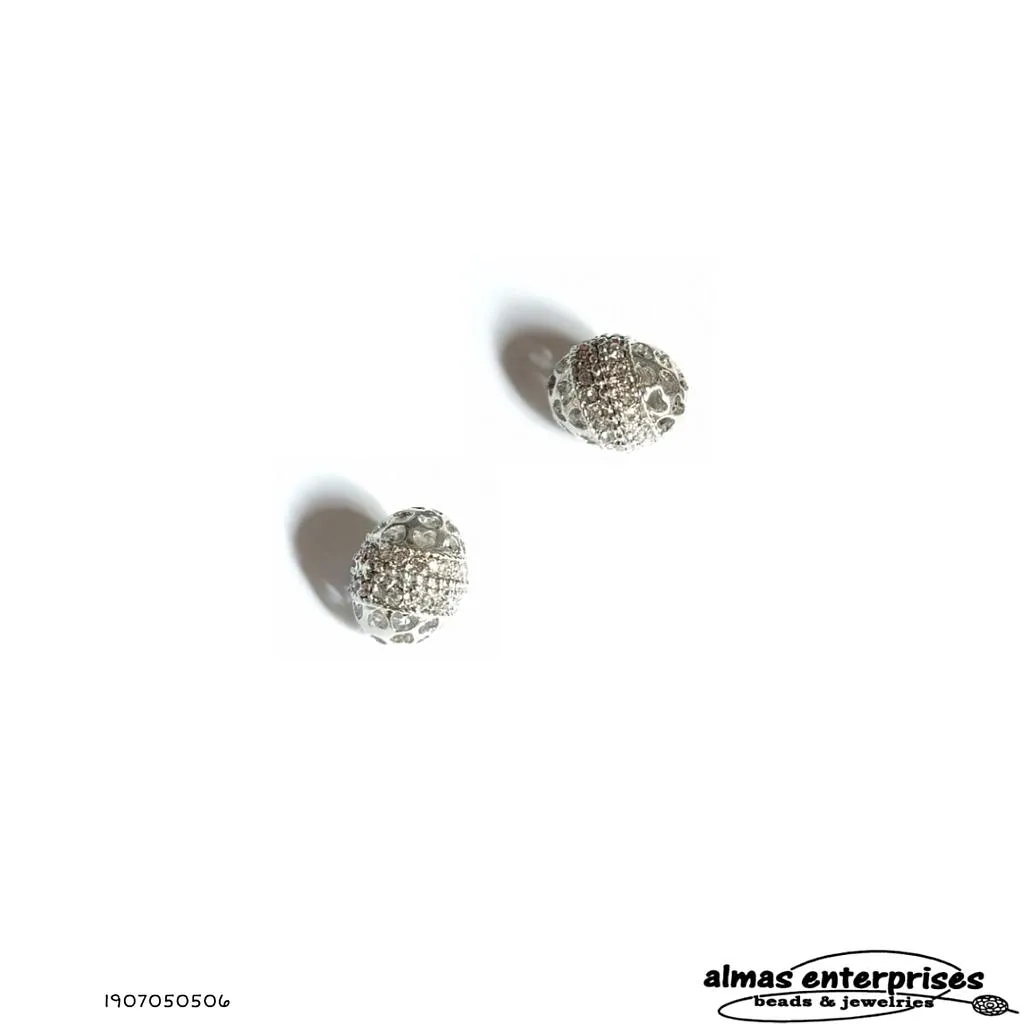 [1907050506] No.17 Big Beads With CZ NC