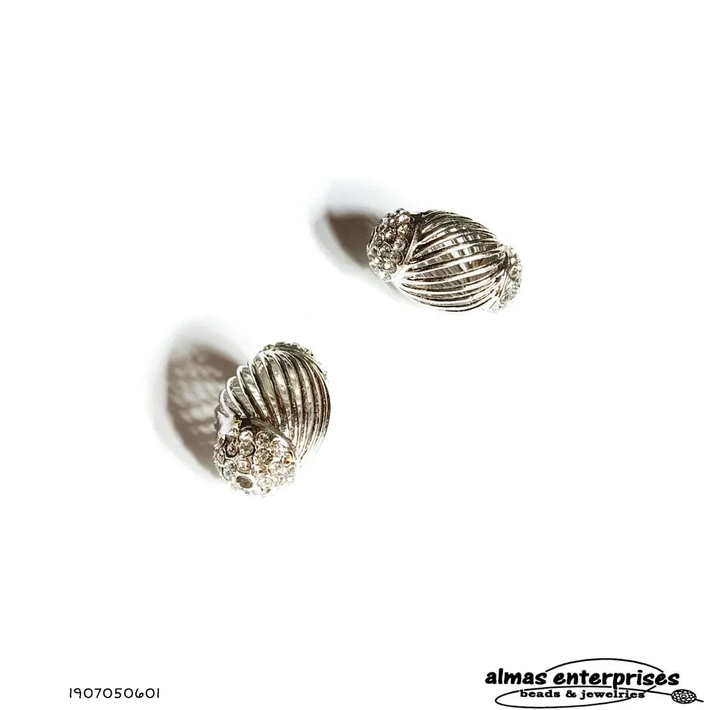[1907050601] No.19 Big Beads With CZ NC