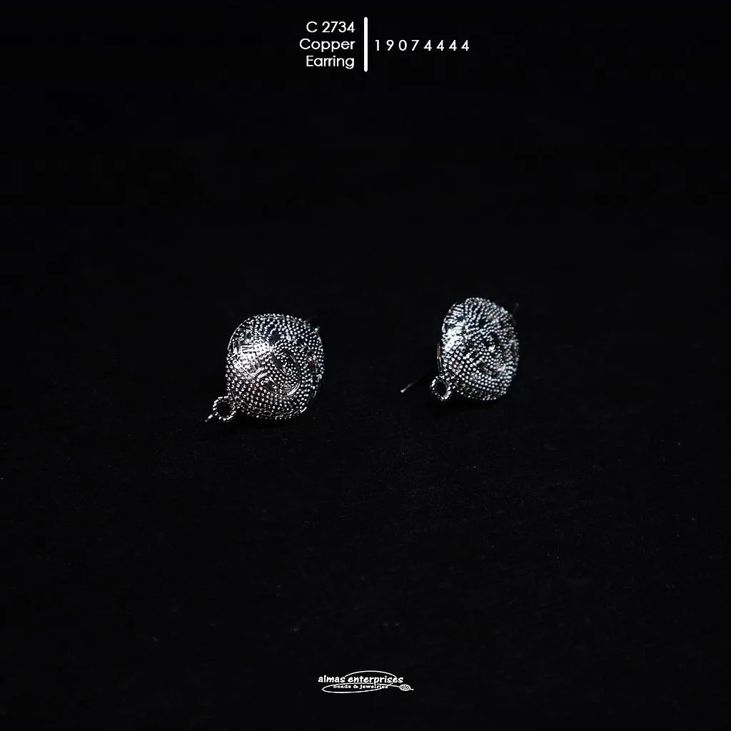 [19074444] C2734 Copper Earring/pair