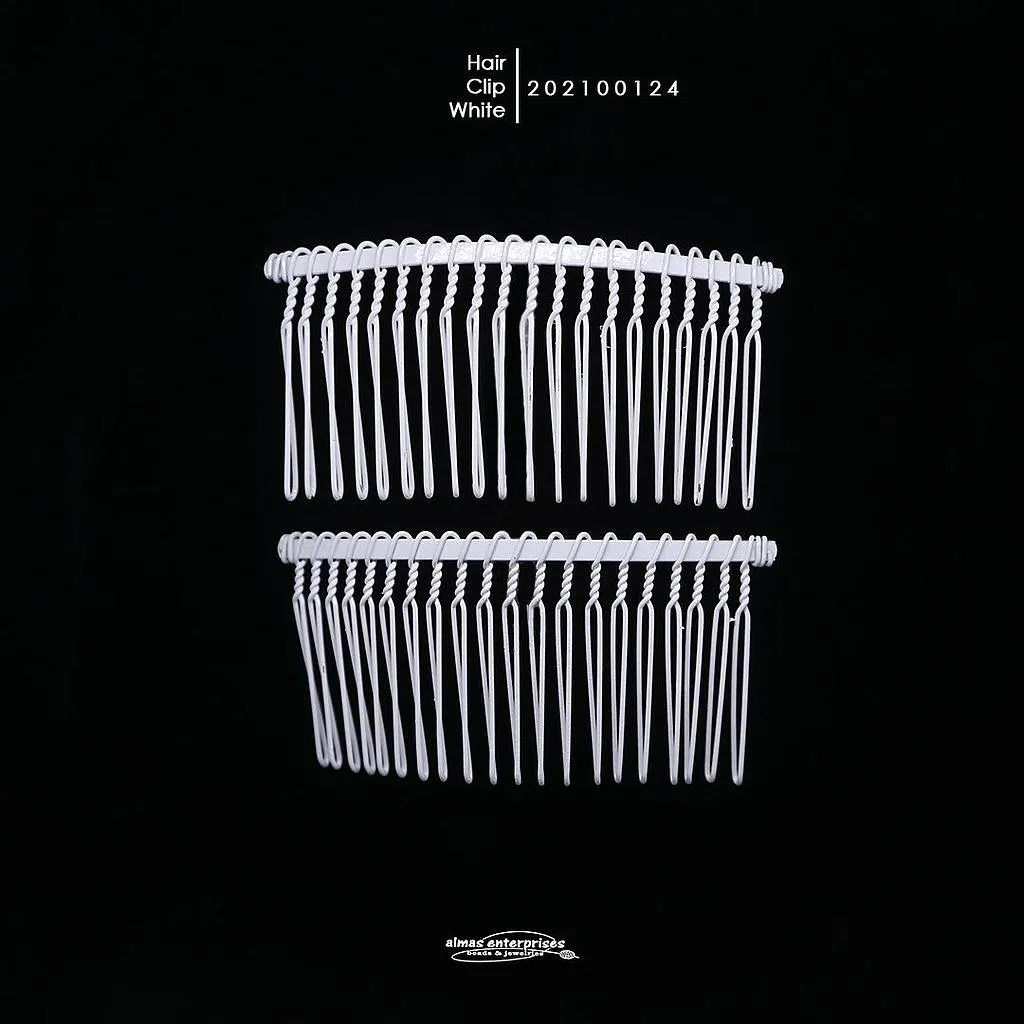 [202100124] White Hair Clip