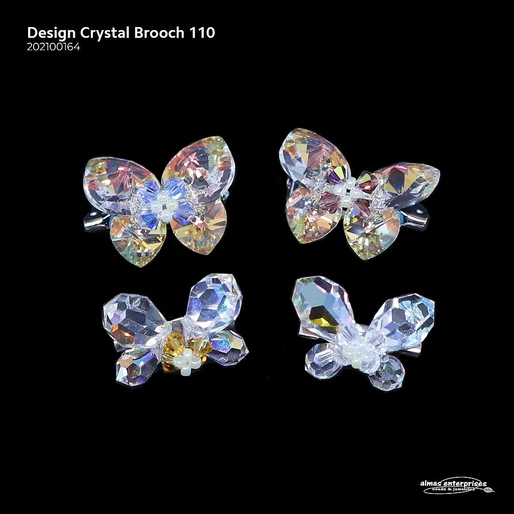 [202100164] Design Crystal Brooch 110