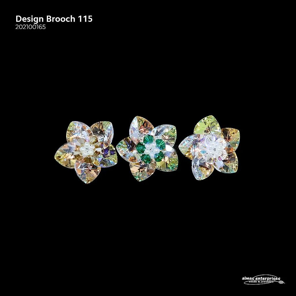 [202100165] Design Crystal Brooch 115