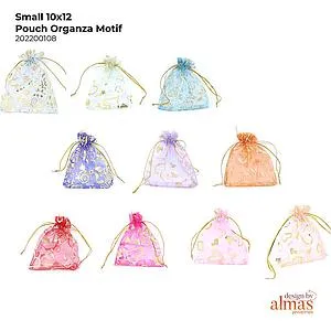 [202200108] Small 10x12 Pouch Org Motif/dz