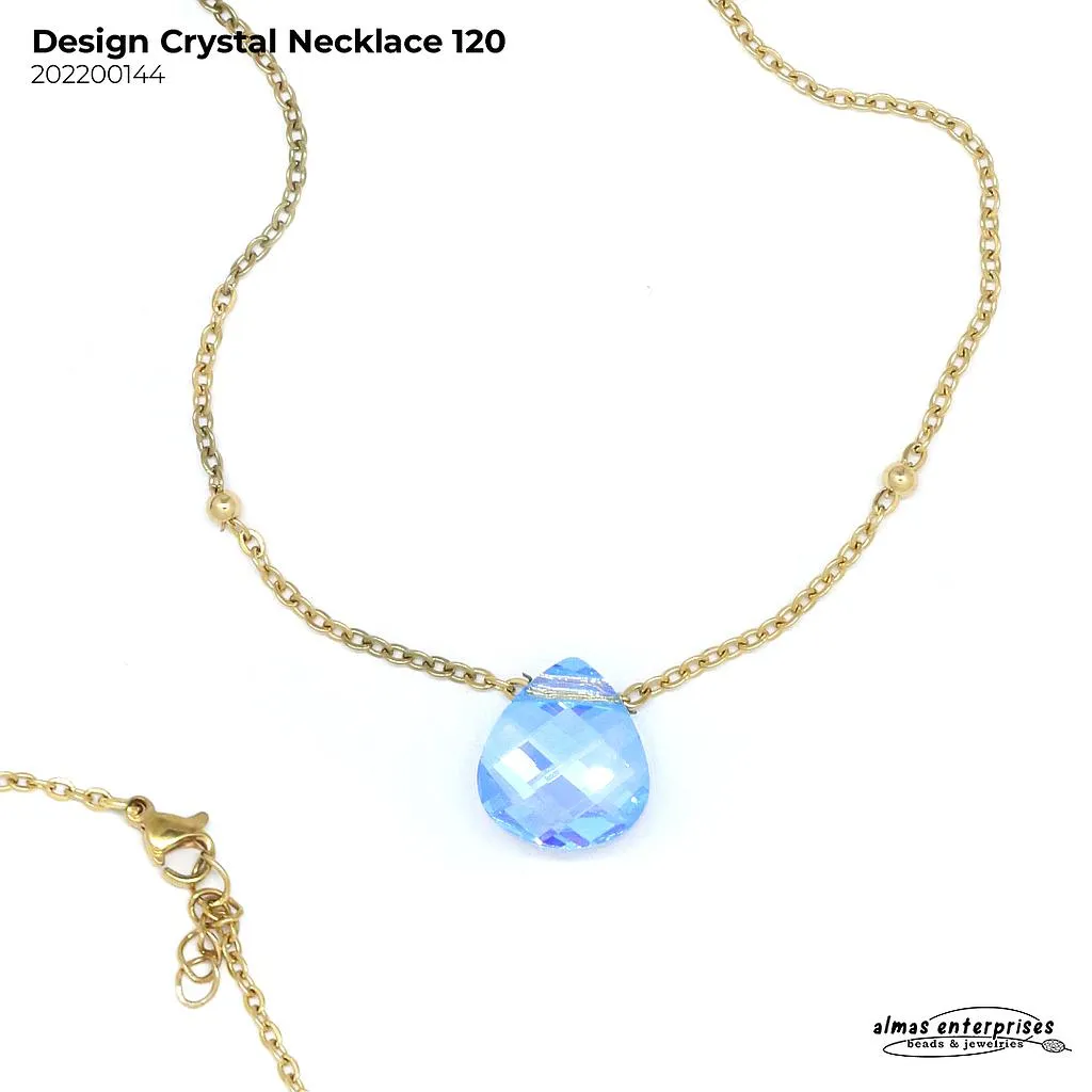 [202200144] Design Crystal Necklace 120