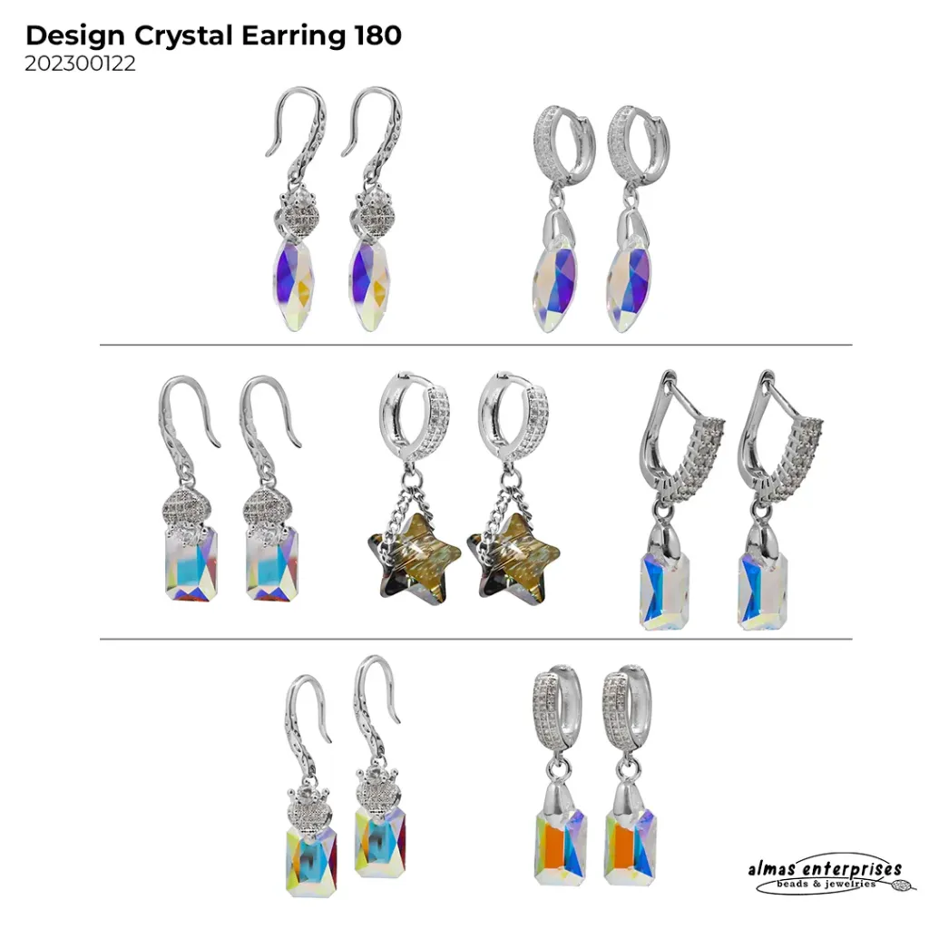 [202300122] Design Crystal Earring 180