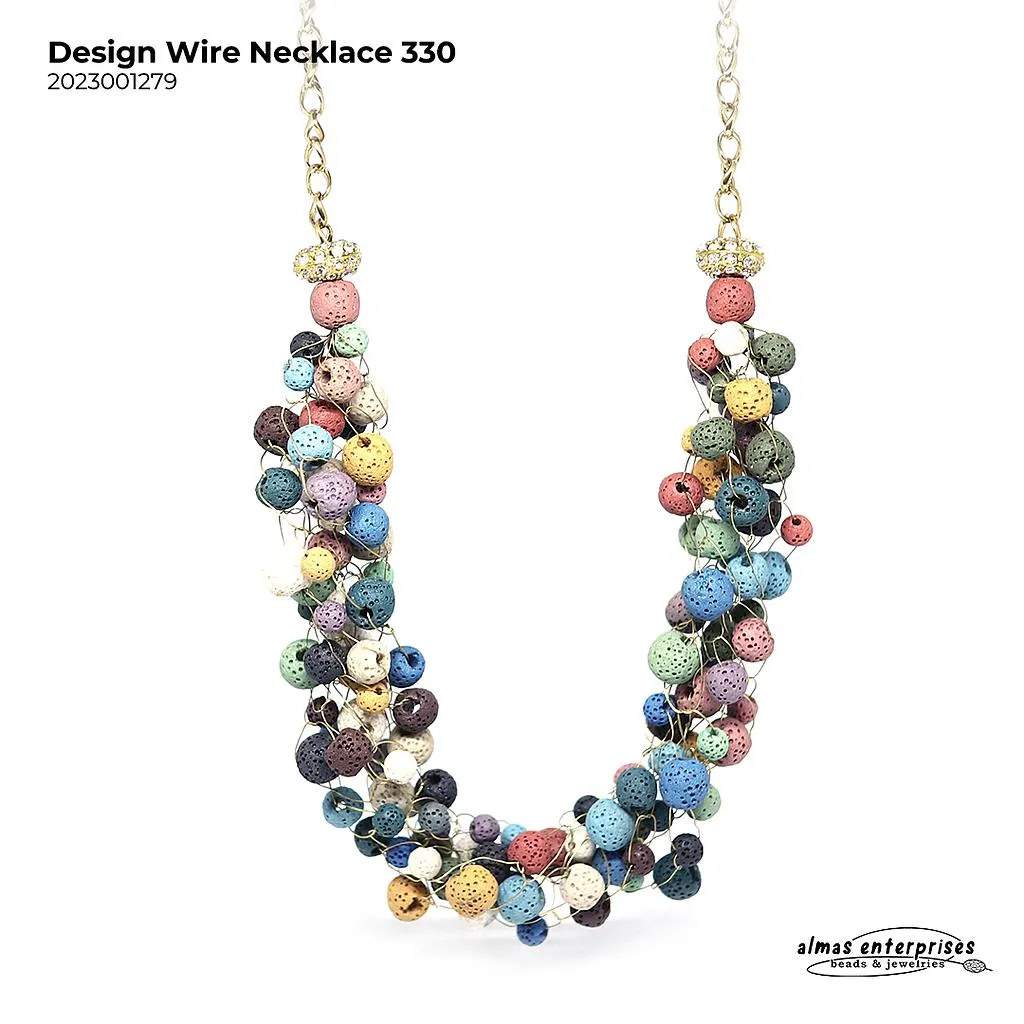 [2023001279] Design Wire Necklace 330