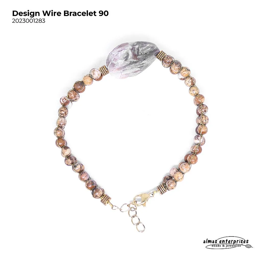 [2023001283] Design Wire Bracelet 90