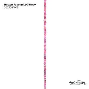 [2023080103] Button Fac. 2x3mm Ruby