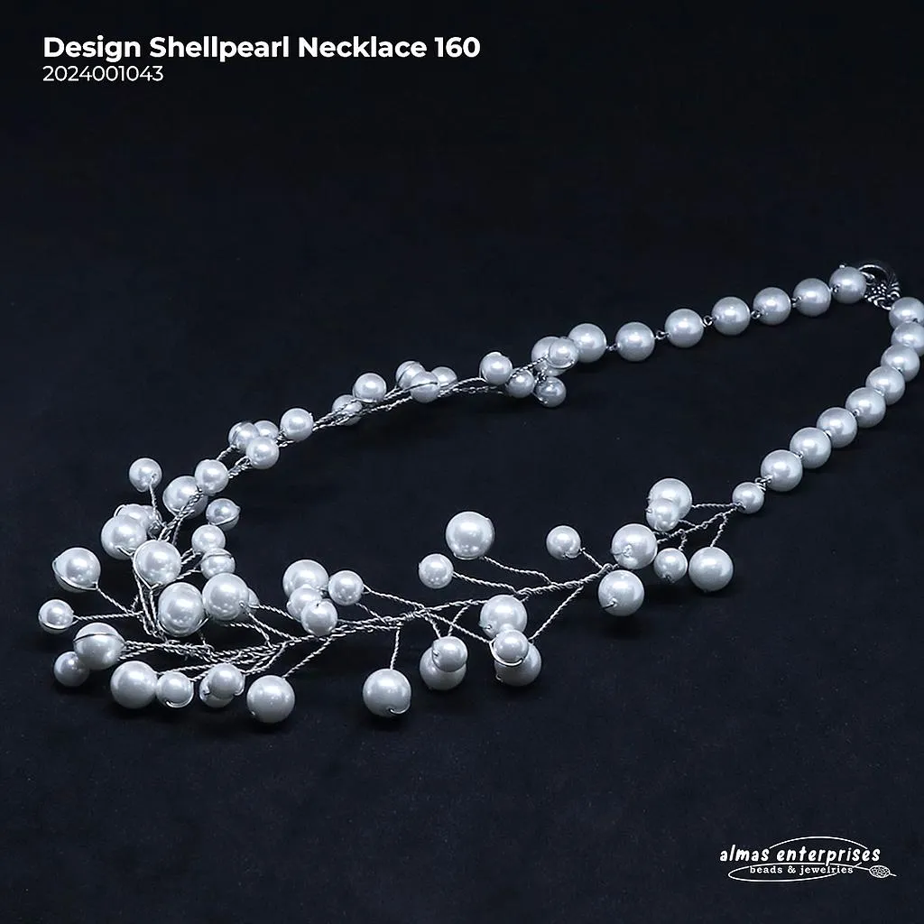 [2024001043] Design Shellpearl Necklace 160