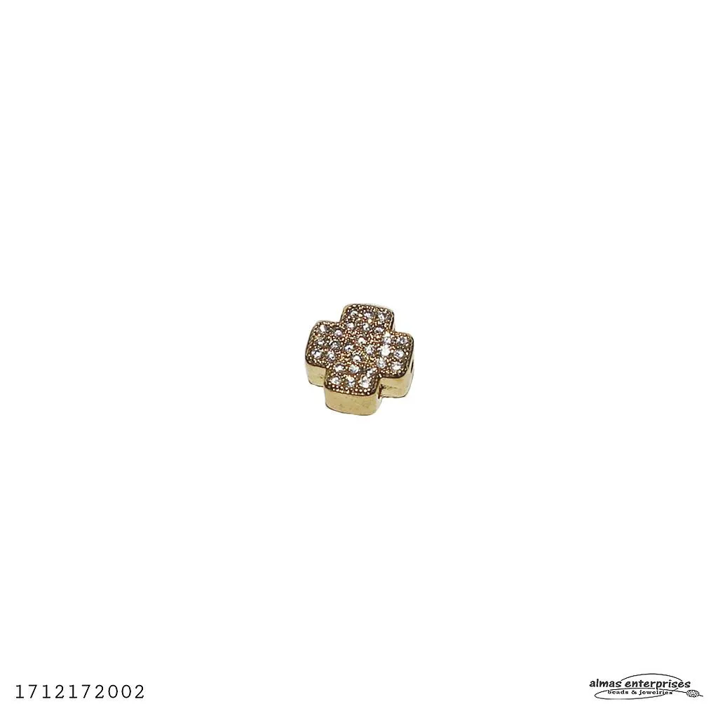 [1712172002] No.29 Rondels Spacer (Gold)