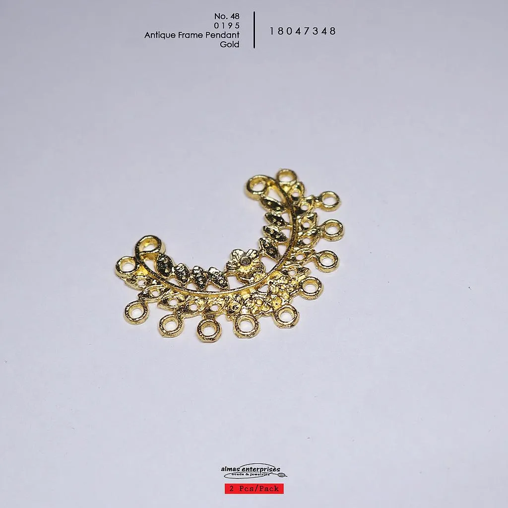 No.48 0195 Antiq Frame Pendant/2
