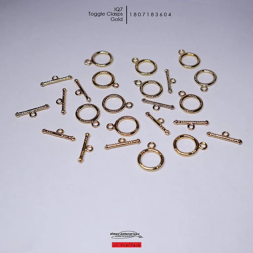 IQ7 Toggle Clasps/12