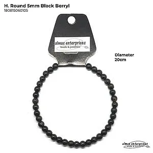 [180815060105] H. Round Black Berryl