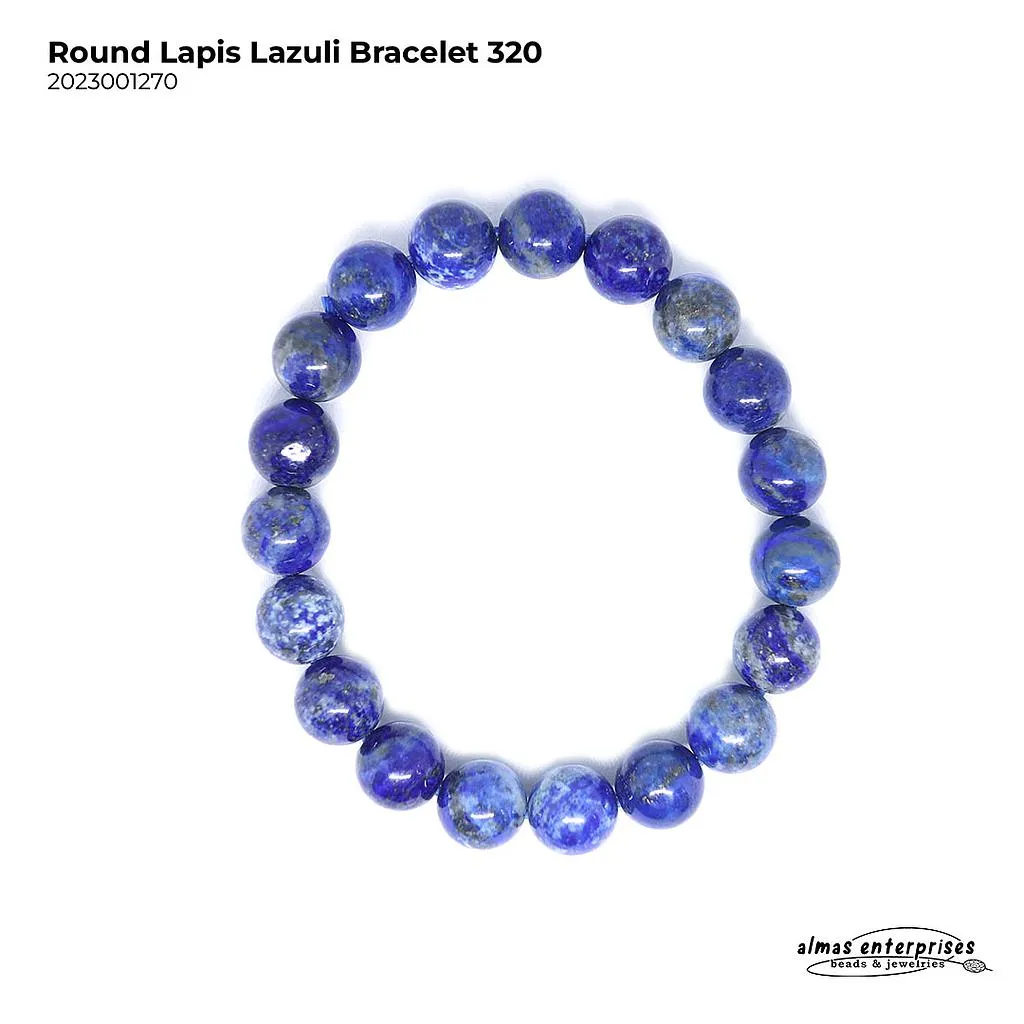 [2023001270] Round Lapis Lazuli Bracelet (320)
