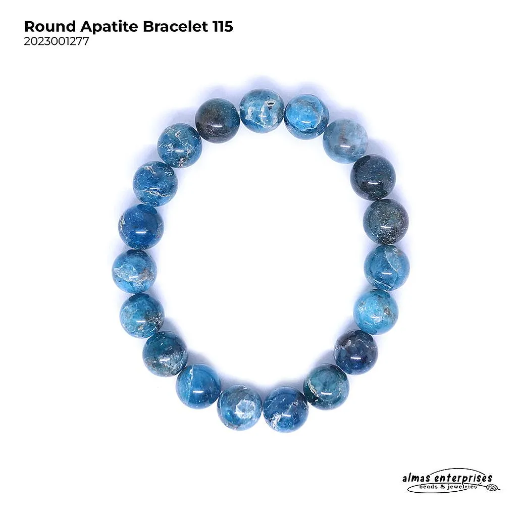 [2023001277] Round Apatite Bracelet (115)