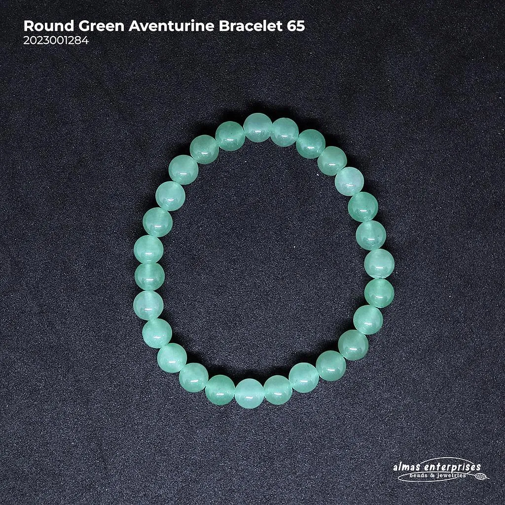 [2023001285] Rd Green Aventurine Bracelet (75)