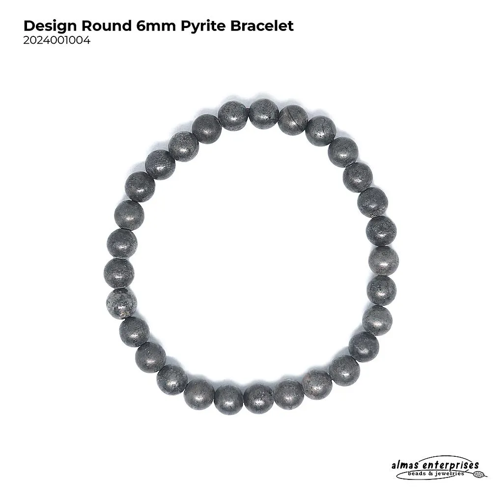 [2024001004] Design Rd Pyrite Bracelet
