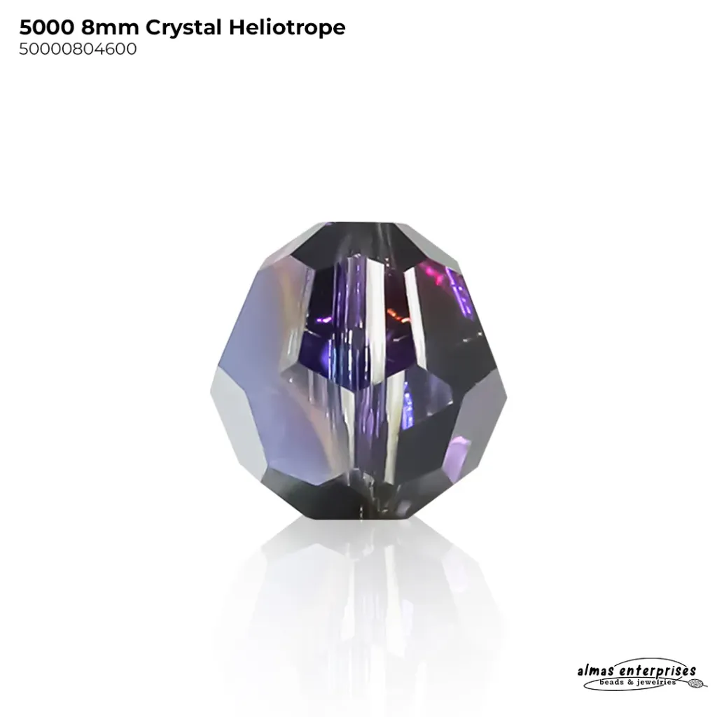 [50000804600] 5000 8mm CRYSTAL HELIOTROPE