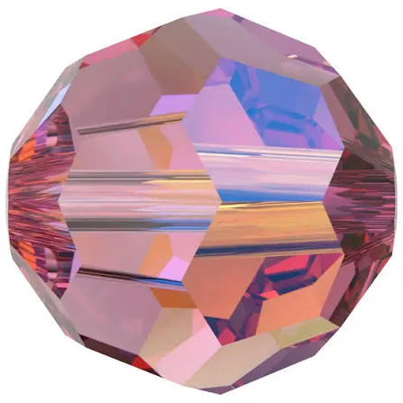5000 6mm INDIAN PINK AB