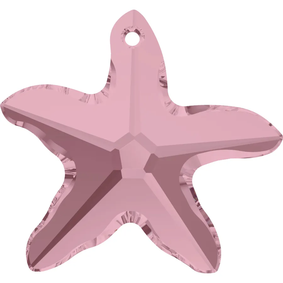 6721 20mm CRYSTAL ANTIQUE PINK/3pcs