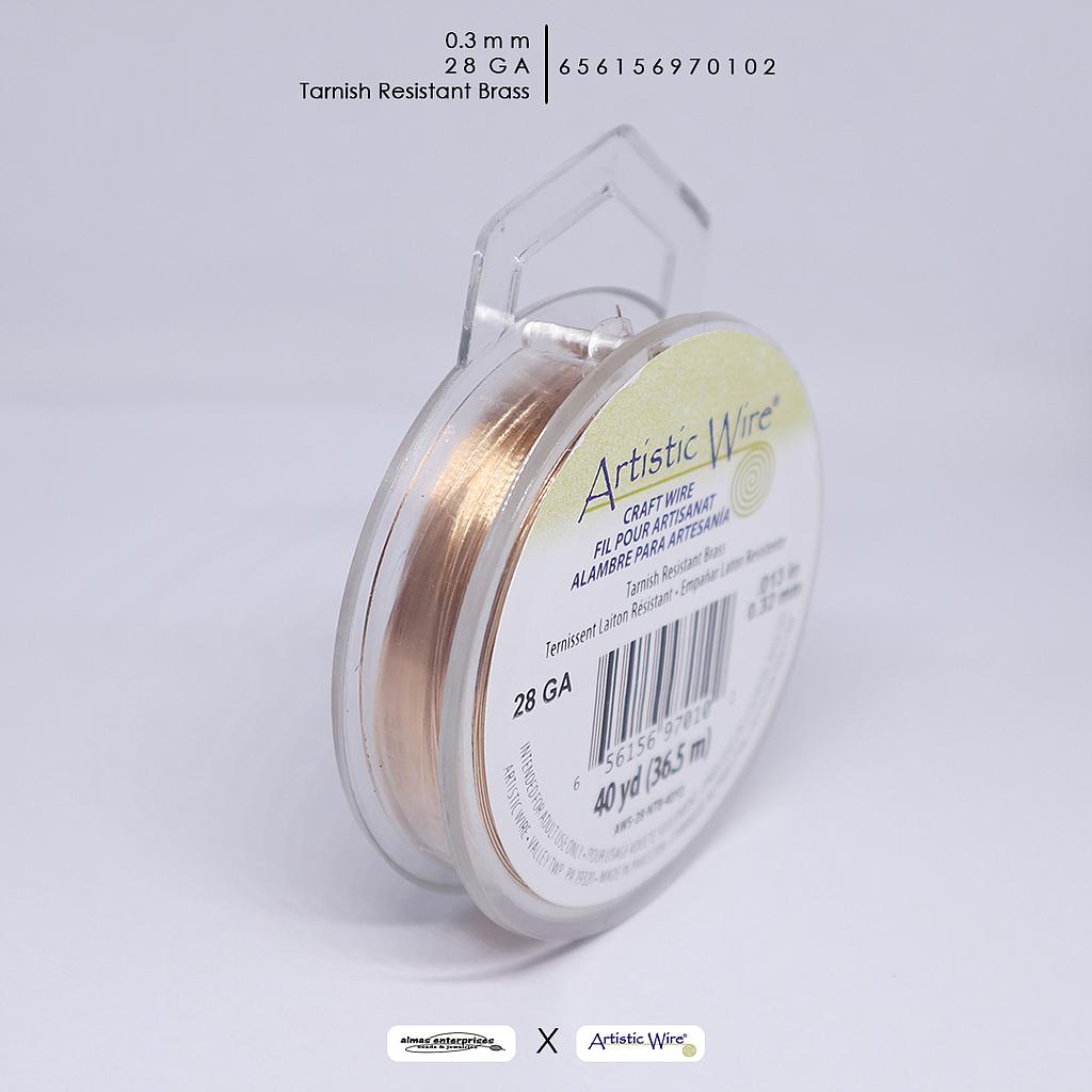 Artistic Wire Tarn-Resist Brass (NTB)