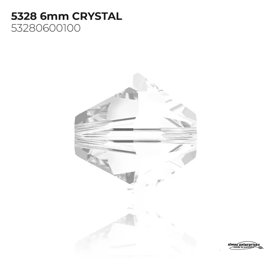 [53280600100] 5328 6mm CRYSTAL