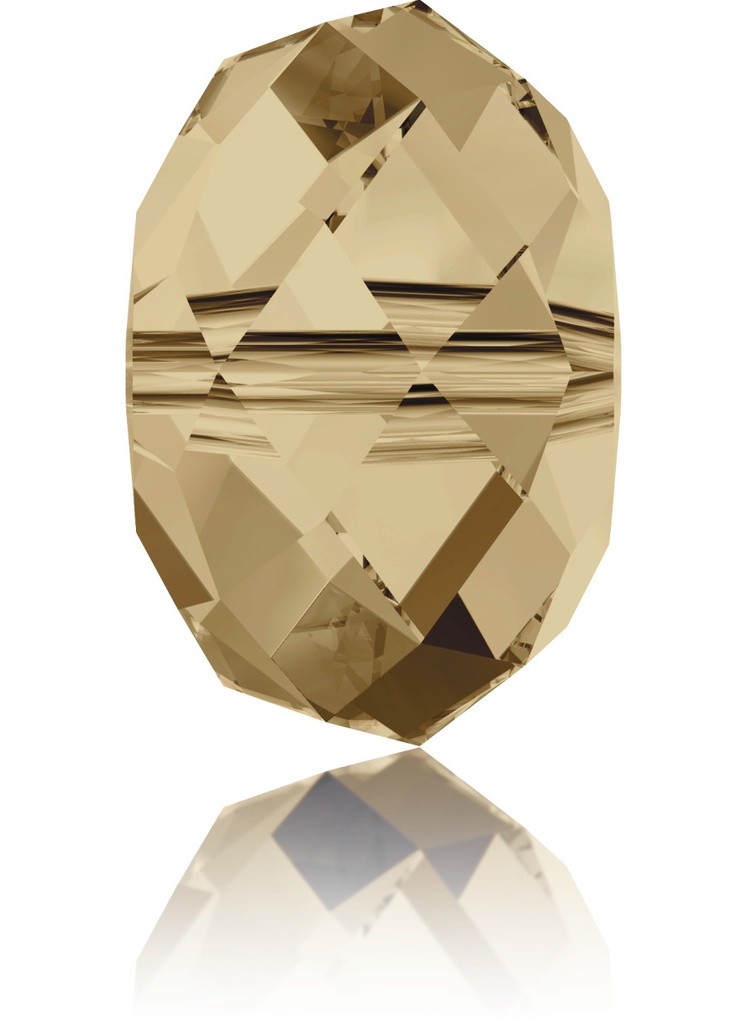 5040 4mm CRYSTAL GOLDEN SHADOW