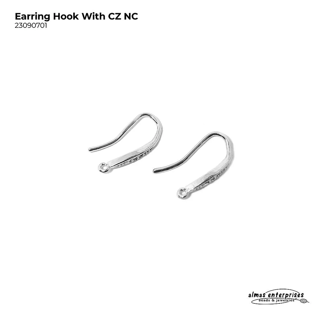 Earring Hook With CZ