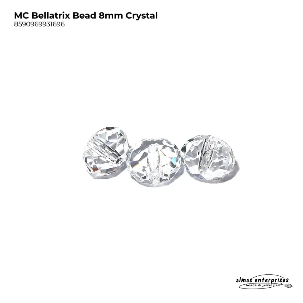 MC Bellatrix Bead 8mm Crystal