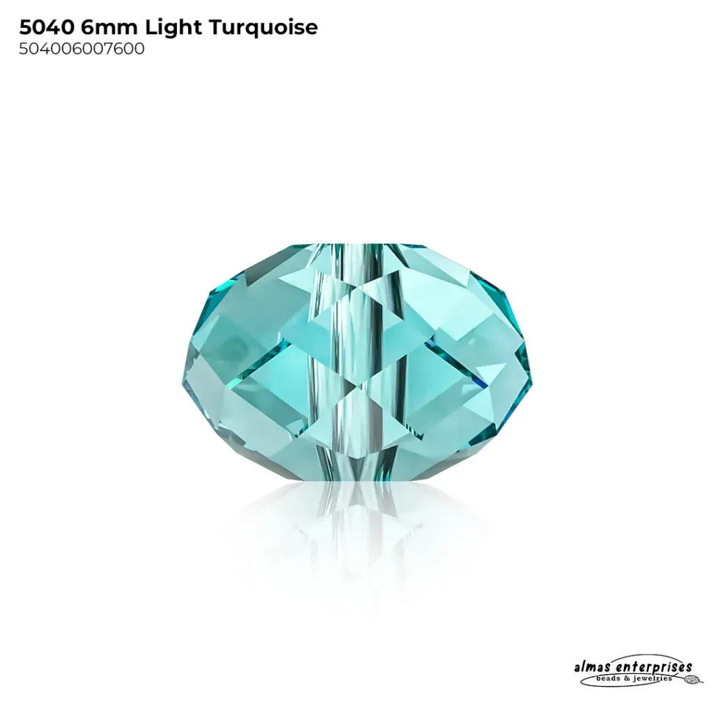 5040 6mm LT.TURQUOISE