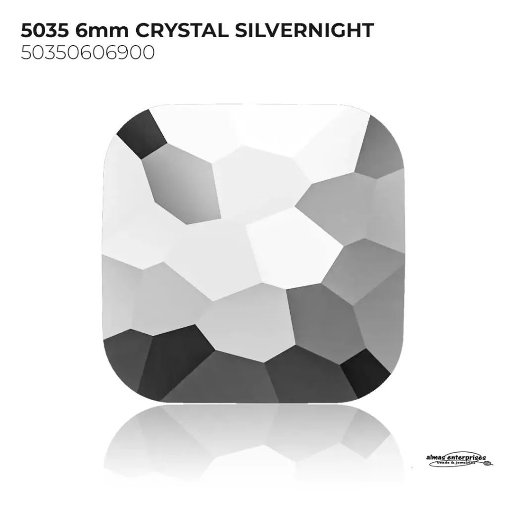 [50350606900] 5035 6mm CRYSTAL SILVERNIGHT