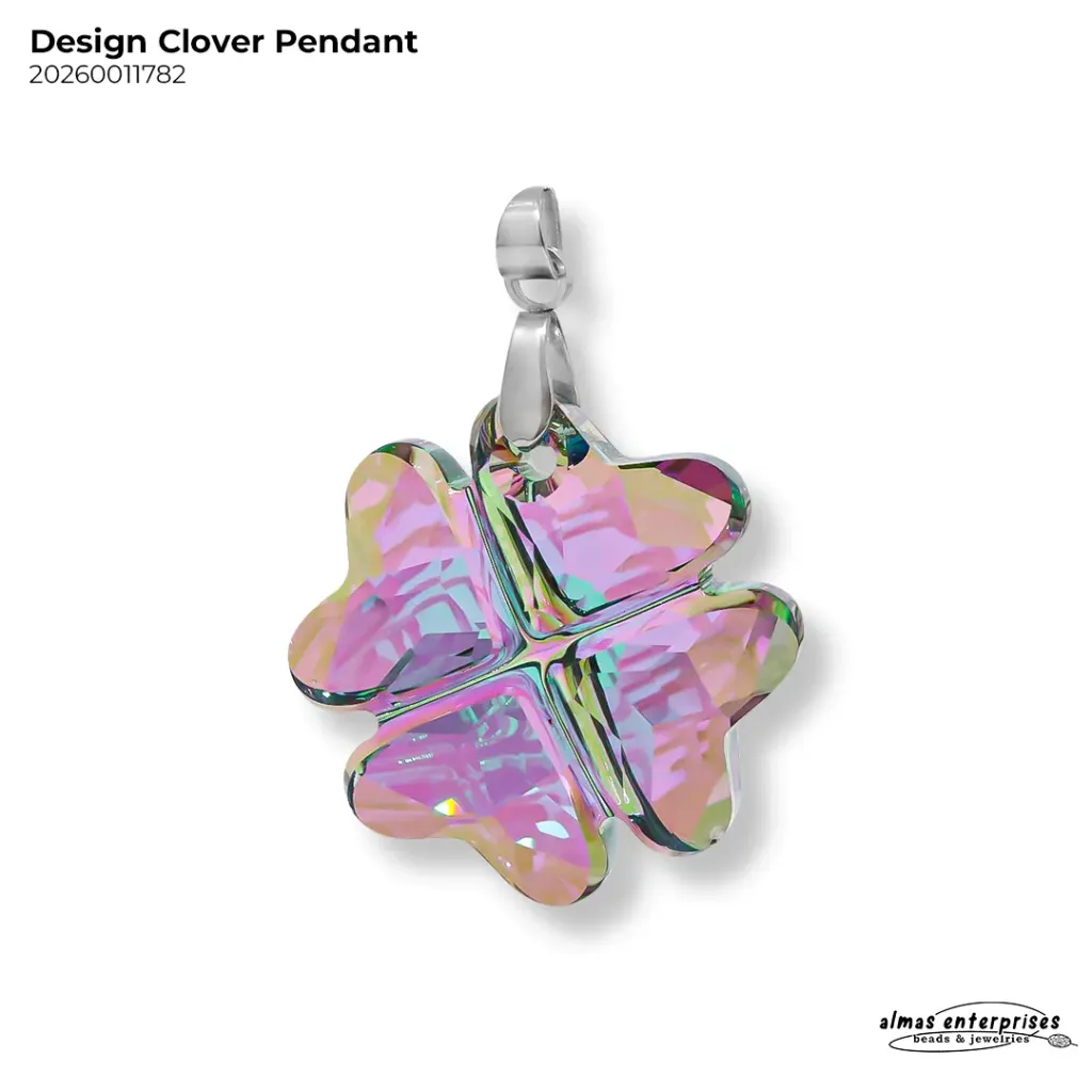 [20260011782] Design Clover Pendant (28mm)